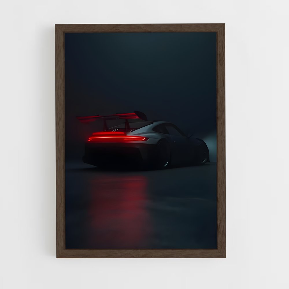 Poster Nocturne GT3 – affiche Porsche (vue 5)